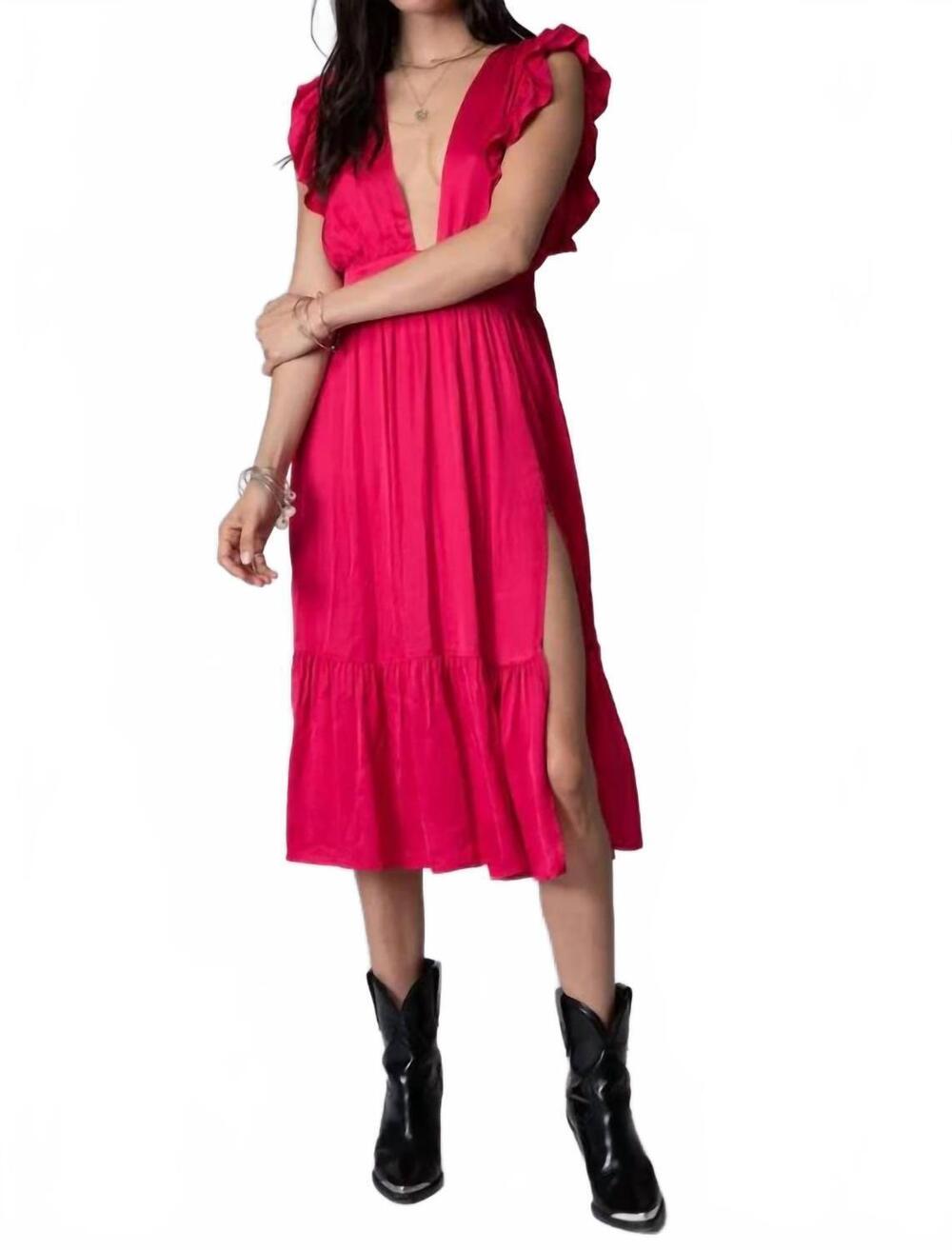 NEW STILLWATER jessie midi dress in viva